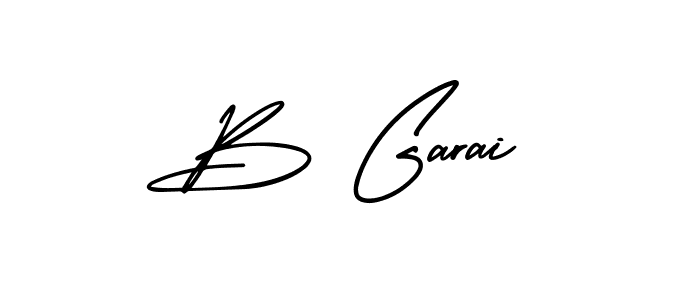 Check out images of Autograph of B Garai name. Actor B Garai Signature Style. AmerikaSignatureDemo-Regular is a professional sign style online. B Garai signature style 3 images and pictures png
