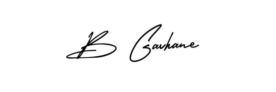 This is the best signature style for the B Gavhane name. Also you like these signature font (AmerikaSignatureDemo-Regular). Mix name signature. B Gavhane signature style 3 images and pictures png