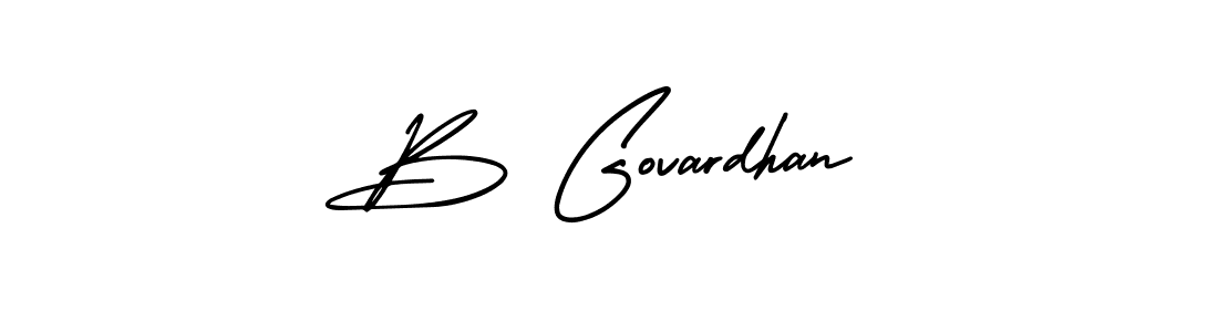 It looks lik you need a new signature style for name B Govardhan. Design unique handwritten (AmerikaSignatureDemo-Regular) signature with our free signature maker in just a few clicks. B Govardhan signature style 3 images and pictures png