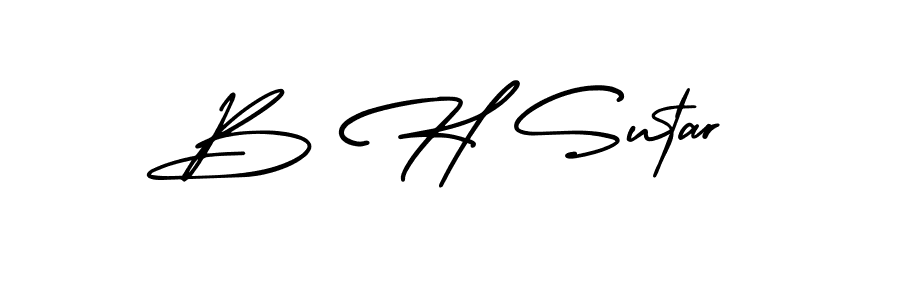 Make a short B H Sutar signature style. Manage your documents anywhere anytime using AmerikaSignatureDemo-Regular. Create and add eSignatures, submit forms, share and send files easily. B H Sutar signature style 3 images and pictures png
