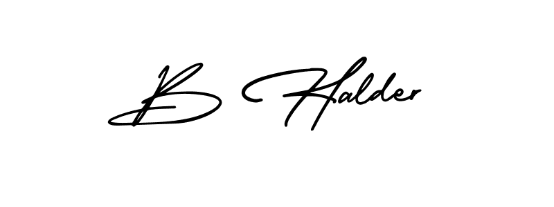 Check out images of Autograph of B Halder name. Actor B Halder Signature Style. AmerikaSignatureDemo-Regular is a professional sign style online. B Halder signature style 3 images and pictures png