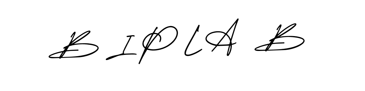 Similarly AmerikaSignatureDemo-Regular is the best handwritten signature design. Signature creator online .You can use it as an online autograph creator for name B I P L A  B. B I P L A  B signature style 3 images and pictures png
