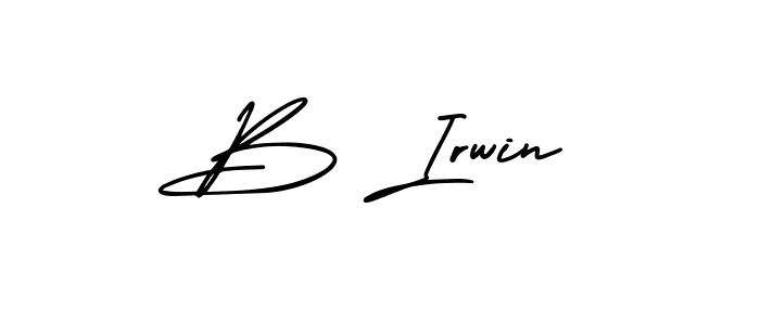if you are searching for the best signature style for your name B Irwin. so please give up your signature search. here we have designed multiple signature styles  using AmerikaSignatureDemo-Regular. B Irwin signature style 3 images and pictures png