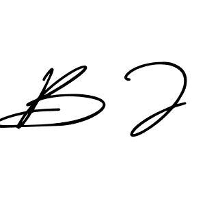 It looks lik you need a new signature style for name B J. Design unique handwritten (AmerikaSignatureDemo-Regular) signature with our free signature maker in just a few clicks. B J signature style 3 images and pictures png