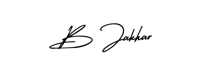 Best and Professional Signature Style for B Jakhar. AmerikaSignatureDemo-Regular Best Signature Style Collection. B Jakhar signature style 3 images and pictures png