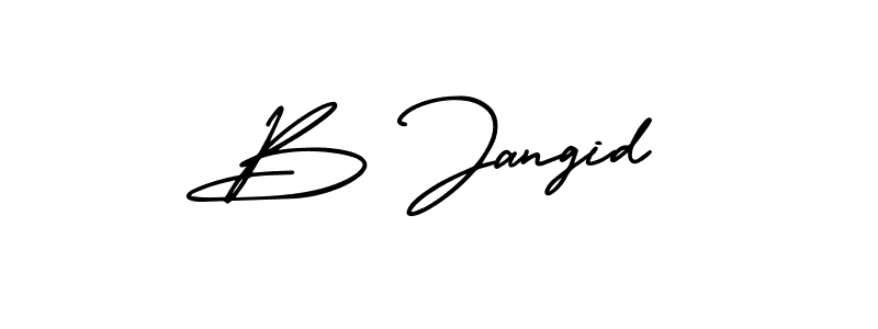 Check out images of Autograph of B Jangid name. Actor B Jangid Signature Style. AmerikaSignatureDemo-Regular is a professional sign style online. B Jangid signature style 3 images and pictures png