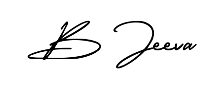 How to make B Jeeva signature? AmerikaSignatureDemo-Regular is a professional autograph style. Create handwritten signature for B Jeeva name. B Jeeva signature style 3 images and pictures png