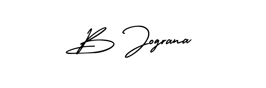 Also we have B Jograna name is the best signature style. Create professional handwritten signature collection using AmerikaSignatureDemo-Regular autograph style. B Jograna signature style 3 images and pictures png