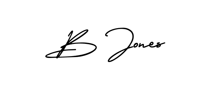 Also we have B Jones name is the best signature style. Create professional handwritten signature collection using AmerikaSignatureDemo-Regular autograph style. B Jones signature style 3 images and pictures png