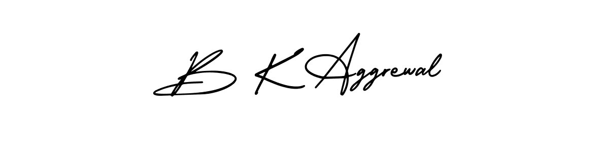 How to Draw B K Aggrewal signature style? AmerikaSignatureDemo-Regular is a latest design signature styles for name B K Aggrewal. B K Aggrewal signature style 3 images and pictures png