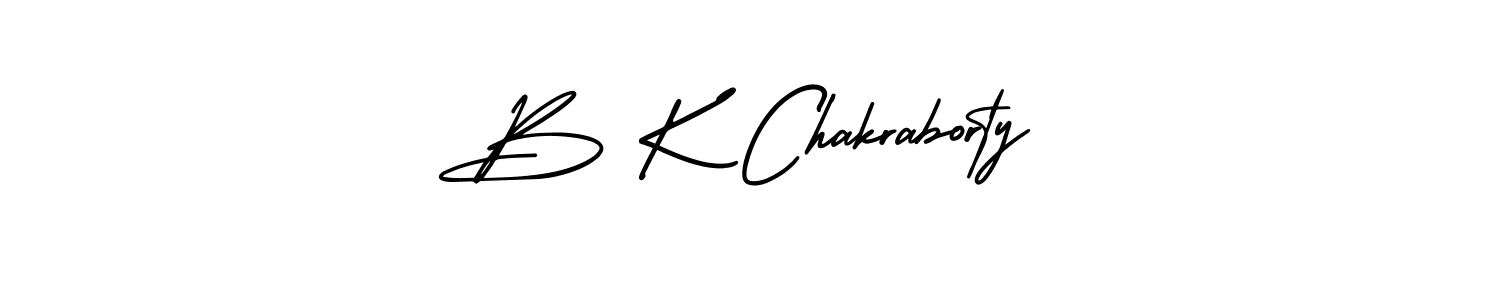 Make a beautiful signature design for name B K Chakraborty. Use this online signature maker to create a handwritten signature for free. B K Chakraborty signature style 3 images and pictures png