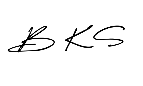 B K S stylish signature style. Best Handwritten Sign (AmerikaSignatureDemo-Regular) for my name. Handwritten Signature Collection Ideas for my name B K S. B K S signature style 3 images and pictures png