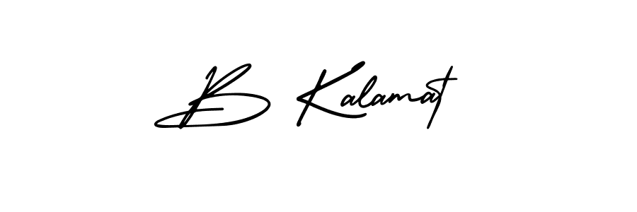 Also You can easily find your signature by using the search form. We will create B Kalamat name handwritten signature images for you free of cost using AmerikaSignatureDemo-Regular sign style. B Kalamat signature style 3 images and pictures png