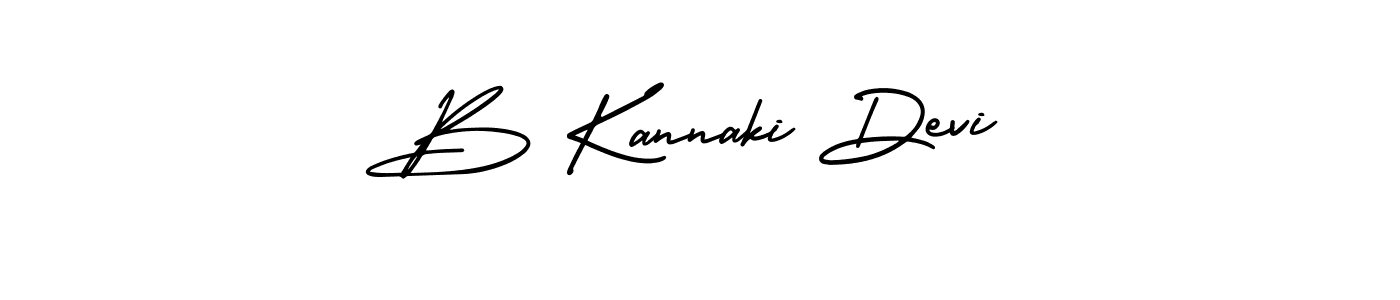 How to Draw B Kannaki Devi signature style? AmerikaSignatureDemo-Regular is a latest design signature styles for name B Kannaki Devi. B Kannaki Devi signature style 3 images and pictures png