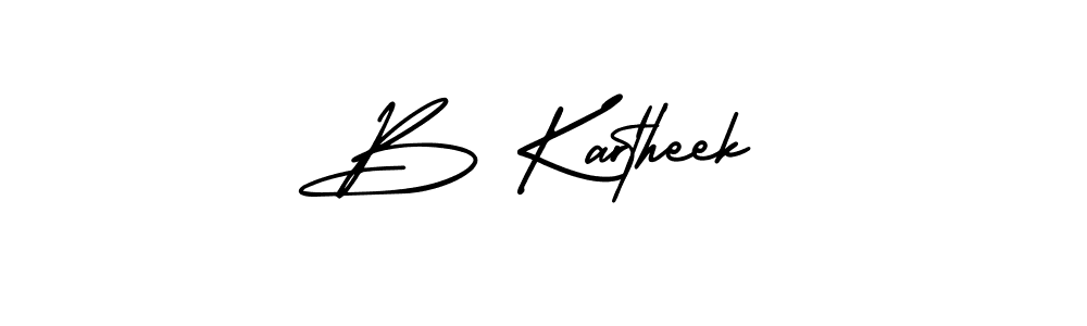 It looks lik you need a new signature style for name B Kartheek. Design unique handwritten (AmerikaSignatureDemo-Regular) signature with our free signature maker in just a few clicks. B Kartheek signature style 3 images and pictures png