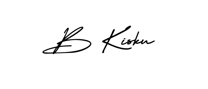 AmerikaSignatureDemo-Regular is a professional signature style that is perfect for those who want to add a touch of class to their signature. It is also a great choice for those who want to make their signature more unique. Get B Kisku name to fancy signature for free. B Kisku signature style 3 images and pictures png