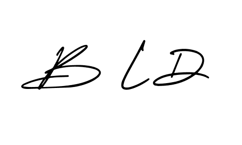 Best and Professional Signature Style for B L D. AmerikaSignatureDemo-Regular Best Signature Style Collection. B L D signature style 3 images and pictures png