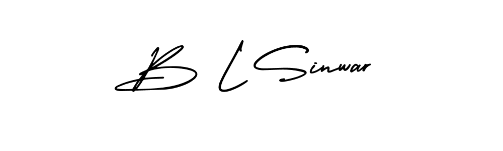 Also we have B L Sinwar name is the best signature style. Create professional handwritten signature collection using AmerikaSignatureDemo-Regular autograph style. B L Sinwar signature style 3 images and pictures png