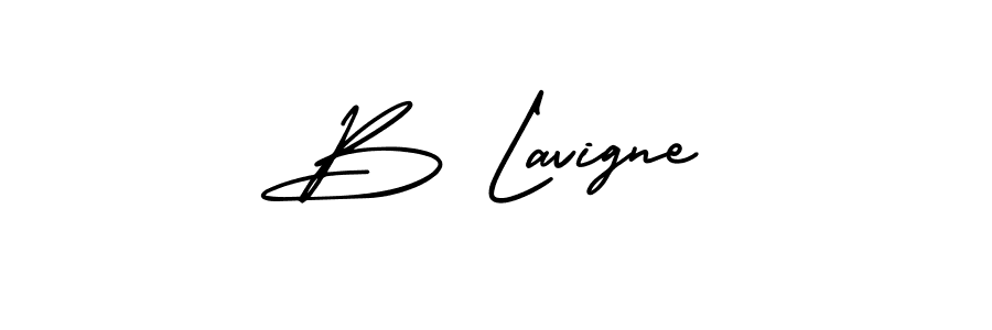 How to make B Lavigne signature? AmerikaSignatureDemo-Regular is a professional autograph style. Create handwritten signature for B Lavigne name. B Lavigne signature style 3 images and pictures png