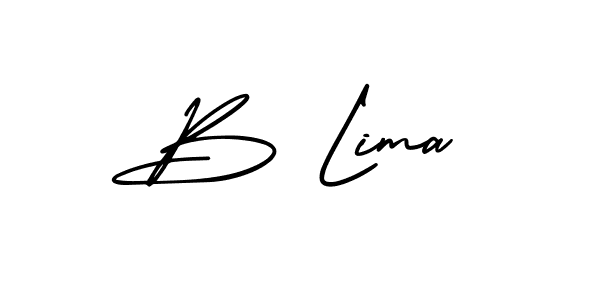 Also we have B Lima name is the best signature style. Create professional handwritten signature collection using AmerikaSignatureDemo-Regular autograph style. B Lima signature style 3 images and pictures png