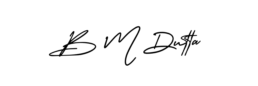 You can use this online signature creator to create a handwritten signature for the name B M Dutta. This is the best online autograph maker. B M Dutta signature style 3 images and pictures png