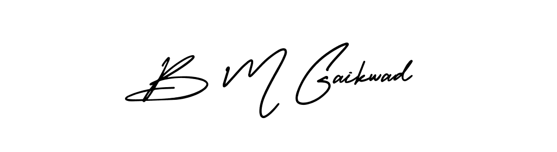 Best and Professional Signature Style for B M Gaikwad. AmerikaSignatureDemo-Regular Best Signature Style Collection. B M Gaikwad signature style 3 images and pictures png