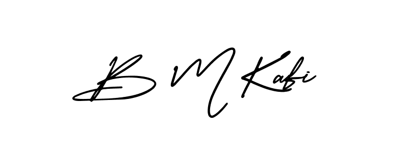 Also we have B M Kafi name is the best signature style. Create professional handwritten signature collection using AmerikaSignatureDemo-Regular autograph style. B M Kafi signature style 3 images and pictures png