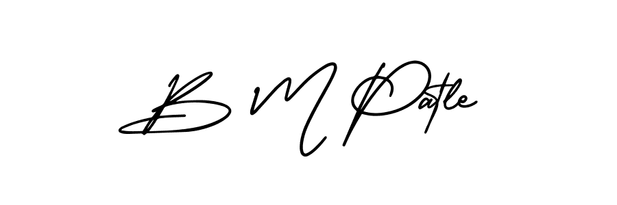 This is the best signature style for the B M Patle name. Also you like these signature font (AmerikaSignatureDemo-Regular). Mix name signature. B M Patle signature style 3 images and pictures png