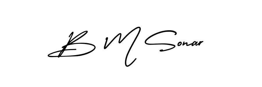 It looks lik you need a new signature style for name B M Sonar. Design unique handwritten (AmerikaSignatureDemo-Regular) signature with our free signature maker in just a few clicks. B M Sonar signature style 3 images and pictures png