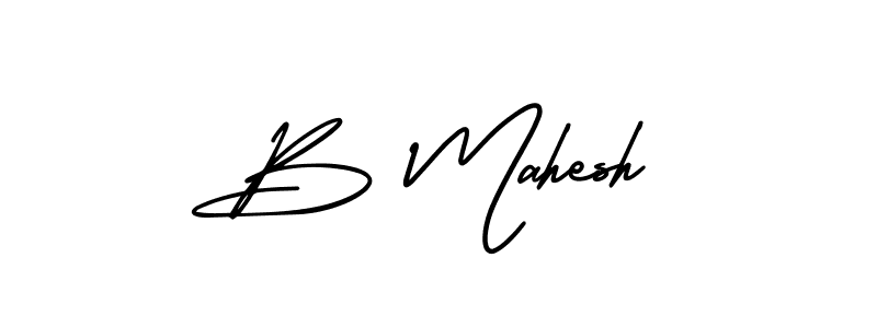 Similarly AmerikaSignatureDemo-Regular is the best handwritten signature design. Signature creator online .You can use it as an online autograph creator for name B Mahesh. B Mahesh signature style 3 images and pictures png