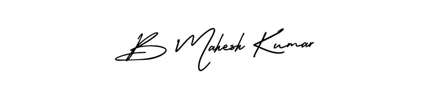 Also we have B Mahesh Kumar name is the best signature style. Create professional handwritten signature collection using AmerikaSignatureDemo-Regular autograph style. B Mahesh Kumar signature style 3 images and pictures png