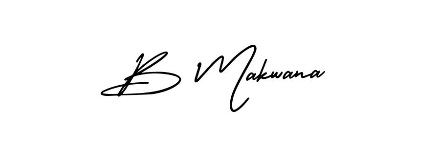 Make a beautiful signature design for name B Makwana. Use this online signature maker to create a handwritten signature for free. B Makwana signature style 3 images and pictures png