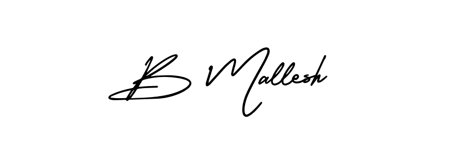 Make a beautiful signature design for name B Mallesh. Use this online signature maker to create a handwritten signature for free. B Mallesh signature style 3 images and pictures png