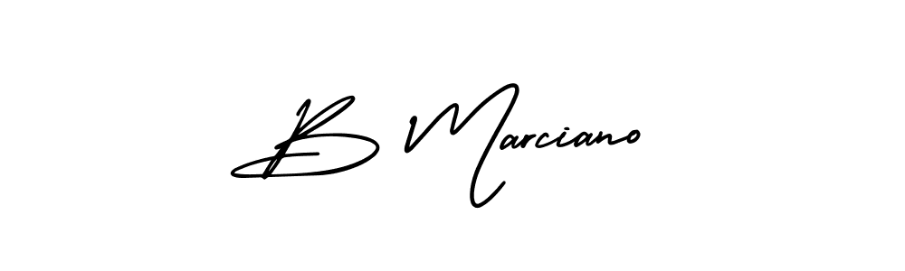 How to make B Marciano signature? AmerikaSignatureDemo-Regular is a professional autograph style. Create handwritten signature for B Marciano name. B Marciano signature style 3 images and pictures png
