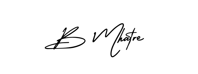 Also You can easily find your signature by using the search form. We will create B Mhatre name handwritten signature images for you free of cost using AmerikaSignatureDemo-Regular sign style. B Mhatre signature style 3 images and pictures png