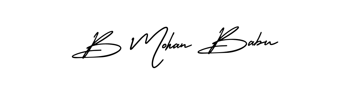 How to Draw B Mohan Babu signature style? AmerikaSignatureDemo-Regular is a latest design signature styles for name B Mohan Babu. B Mohan Babu signature style 3 images and pictures png