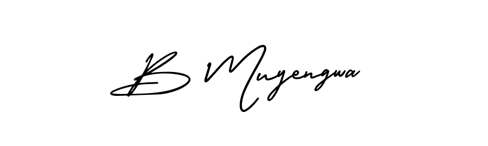 Best and Professional Signature Style for B Muyengwa. AmerikaSignatureDemo-Regular Best Signature Style Collection. B Muyengwa signature style 3 images and pictures png