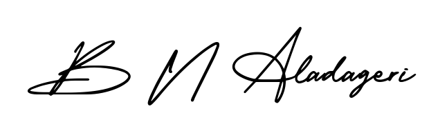 Check out images of Autograph of B N Aladageri name. Actor B N Aladageri Signature Style. AmerikaSignatureDemo-Regular is a professional sign style online. B N Aladageri signature style 3 images and pictures png