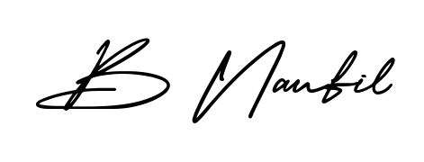 Make a short B Naufil signature style. Manage your documents anywhere anytime using AmerikaSignatureDemo-Regular. Create and add eSignatures, submit forms, share and send files easily. B Naufil signature style 3 images and pictures png