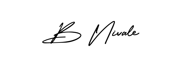Once you've used our free online signature maker to create your best signature AmerikaSignatureDemo-Regular style, it's time to enjoy all of the benefits that B Nivale name signing documents. B Nivale signature style 3 images and pictures png