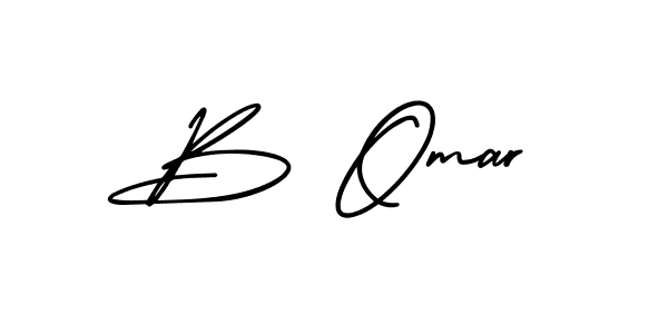 AmerikaSignatureDemo-Regular is a professional signature style that is perfect for those who want to add a touch of class to their signature. It is also a great choice for those who want to make their signature more unique. Get B Omar name to fancy signature for free. B Omar signature style 3 images and pictures png
