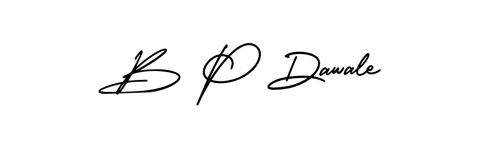 Use a signature maker to create a handwritten signature online. With this signature software, you can design (AmerikaSignatureDemo-Regular) your own signature for name B P Dawale. B P Dawale signature style 3 images and pictures png