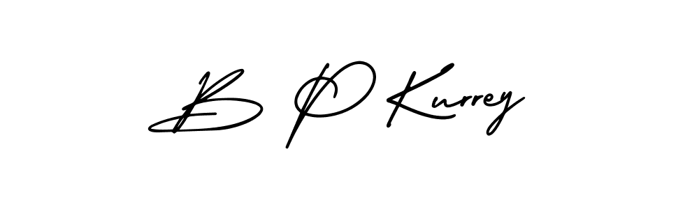 Make a beautiful signature design for name B P Kurrey. Use this online signature maker to create a handwritten signature for free. B P Kurrey signature style 3 images and pictures png