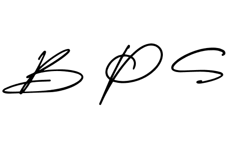 How to Draw B P S signature style? AmerikaSignatureDemo-Regular is a latest design signature styles for name B P S. B P S signature style 3 images and pictures png