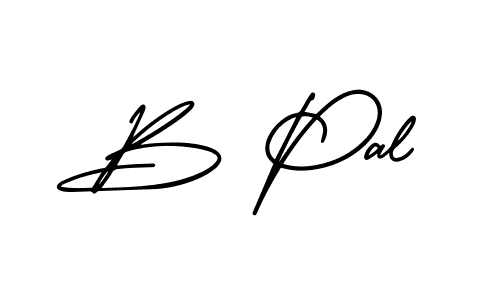 You should practise on your own different ways (AmerikaSignatureDemo-Regular) to write your name (B Pal) in signature. don't let someone else do it for you. B Pal signature style 3 images and pictures png