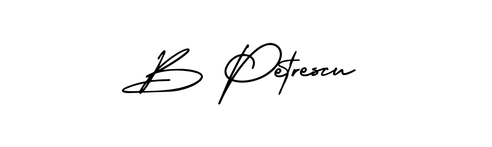 You can use this online signature creator to create a handwritten signature for the name B Petrescu. This is the best online autograph maker. B Petrescu signature style 3 images and pictures png
