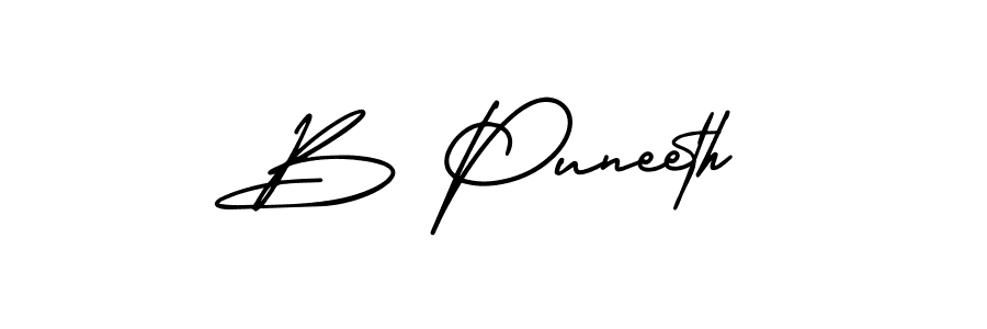 Make a short B Puneeth signature style. Manage your documents anywhere anytime using AmerikaSignatureDemo-Regular. Create and add eSignatures, submit forms, share and send files easily. B Puneeth signature style 3 images and pictures png