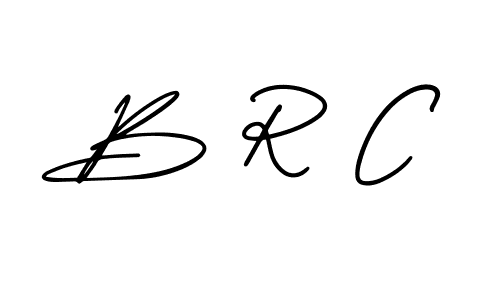 How to Draw B R C signature style? AmerikaSignatureDemo-Regular is a latest design signature styles for name B R C. B R C signature style 3 images and pictures png