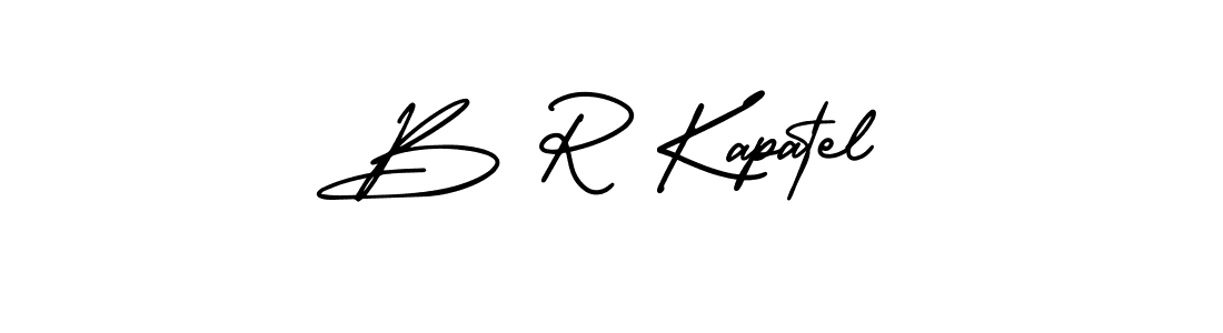 Make a beautiful signature design for name B R Kapatel. Use this online signature maker to create a handwritten signature for free. B R Kapatel signature style 3 images and pictures png