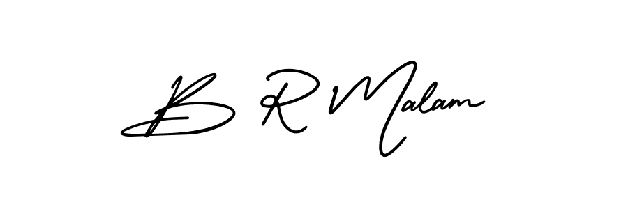 Also You can easily find your signature by using the search form. We will create B R Malam name handwritten signature images for you free of cost using AmerikaSignatureDemo-Regular sign style. B R Malam signature style 3 images and pictures png